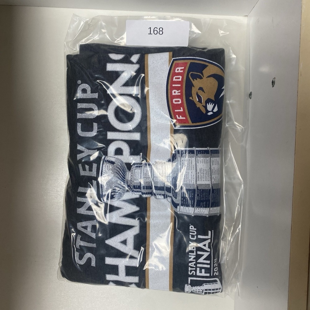 NHL Florida Panthers T-shirt 2024 Stanley Cup Champions Mens 2XL Gray Tee - Picture 7 of 7